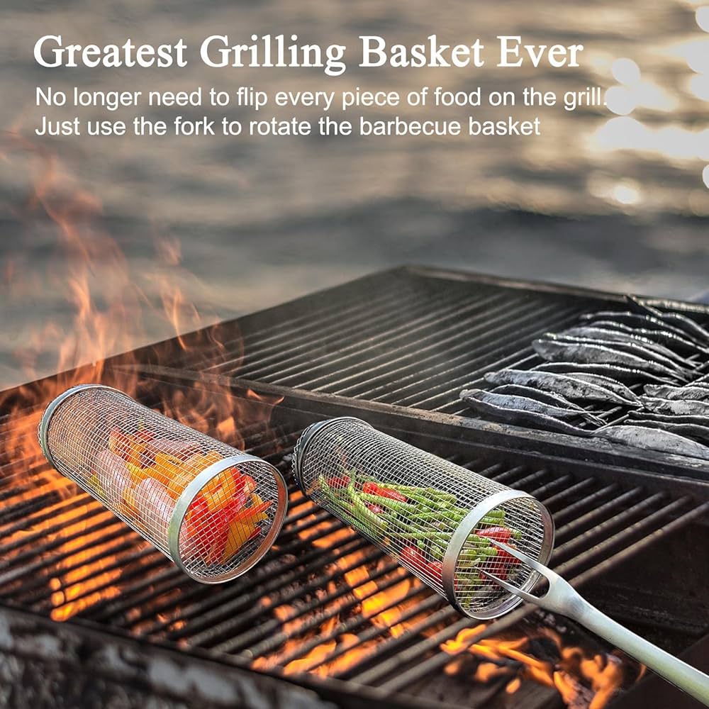 360° BBQ – Grille Rotative pour Barbecue